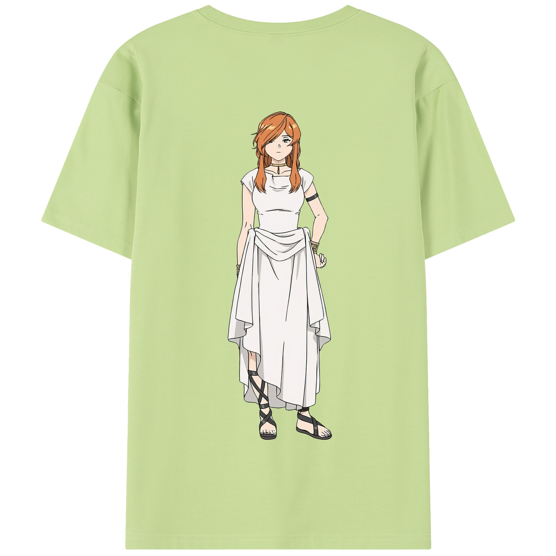 （画像用） 葬送のフリーレン Frieren 綿100％半袖Tシャツ（背面プリント）